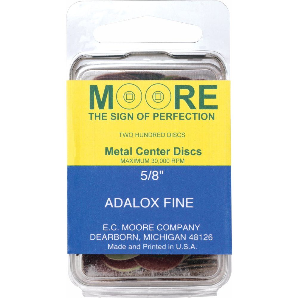 Moore's Adalox Snap-on Discs