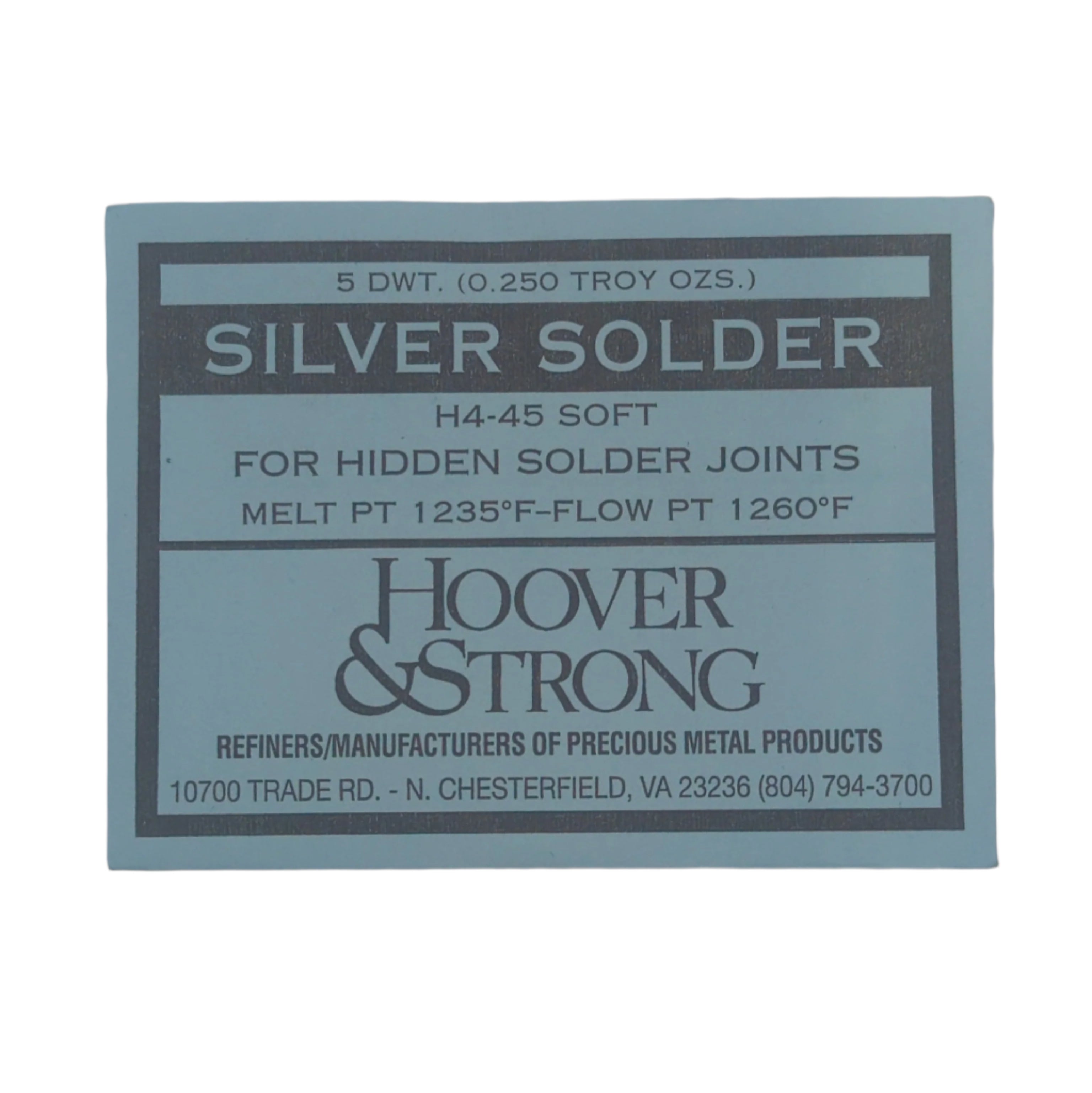 SILVER SOLDER (5 dwt)