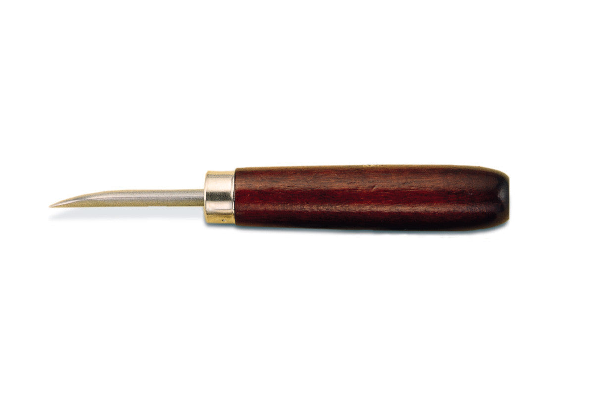 Stainless Steel Burnisher - Wood Handle