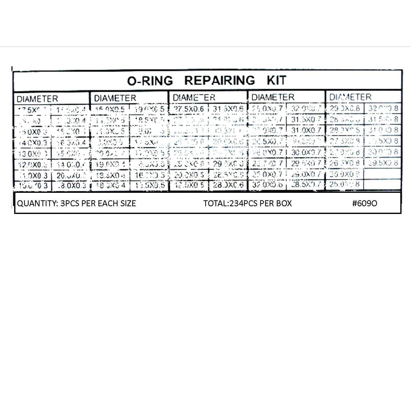 O RINGS ASSORTMENT #609O