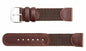Men's Nylon/Leather Watch Band