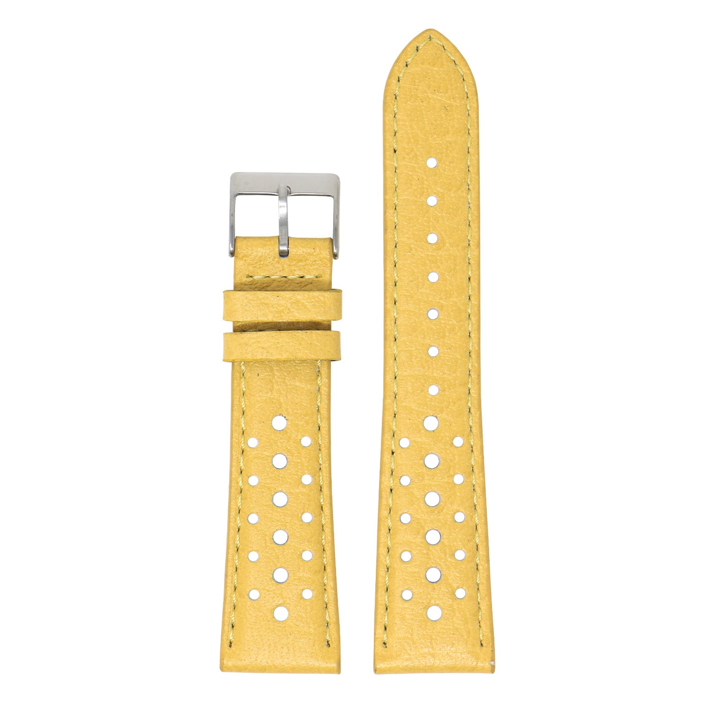 DASSARI Perforated Leather Rally Strap Quick Release