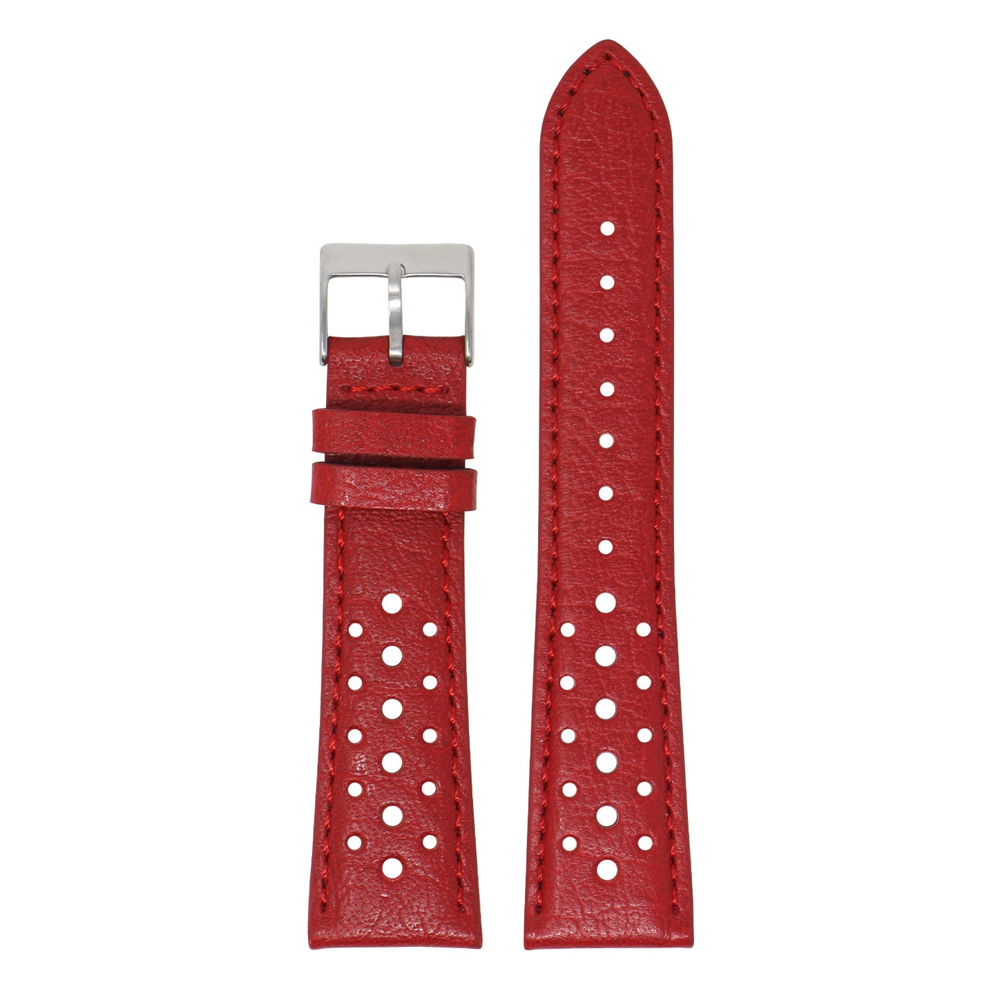 DASSARI Perforated Leather Rally Strap Quick Release